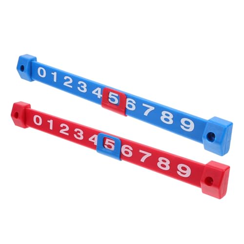BESTonZON 2stücke Teiliges Tischfußball Punktezähler Nummern Robuste Farbige Scoreboards Für Spannende Spiele Und Perfekten Überblick Über Spielstand Für Familien BESTonZON 2stücke Teiliges Tischfußball Punktezähler Nummern Robuste Farbige Scoreboards Für Spannende Spiele Und Perfekten Überblick Über Spielstand Für Familien von BESTonZON