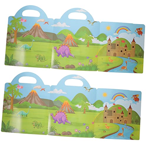 BESTonZON 2 Szene Aufkleber kinderspielzeug kinderbeschäftigung Kleinkinder Funny Sticker Wand polsterung Puzzlematte Stickerbücher aus Papier Aufkleber-Dekore PVC Colorful BESTonZON 2 Szene Aufkleber kinderspielzeug kinderbeschäftigung Kleinkinder Funny Sticker Wand polsterung Puzzlematte Stickerbücher aus Papier Aufkleber-Dekore PVC Colorful von BESTonZON