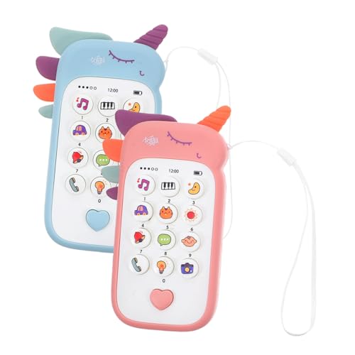 BESTonZON 2-teiliges Kinder-telefonspielzeug: Lustiges Smartphone-Spielzeug Mit Musik Für Kleinkinder, Säuglinge, Jungen Oder Mädchen, Kleine Für von BESTonZON
