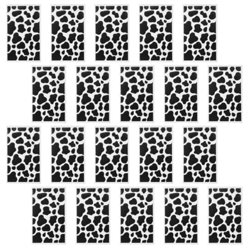 BESTonZON 20 Blätter Aufkleber Mit Kuh-Print Notizbuch-Kuh-Aufkleber Cartoon-DIY-Aufkleber Abnehmbarer Aufkleber Mit Kuhmuster Neuheit-Kuh-Aufkleber Aufkleber Aus Beschichtetem Papier Black BESTonZON 20 Blätter Aufkleber Mit Kuh-Print Notizbuch-Kuh-Aufkleber Cartoon-DIY-Aufkleber Abnehmbarer Aufkleber Mit Kuhmuster Neuheit-Kuh-Aufkleber Aufkleber Aus Beschichtetem Papier Black von BESTonZON