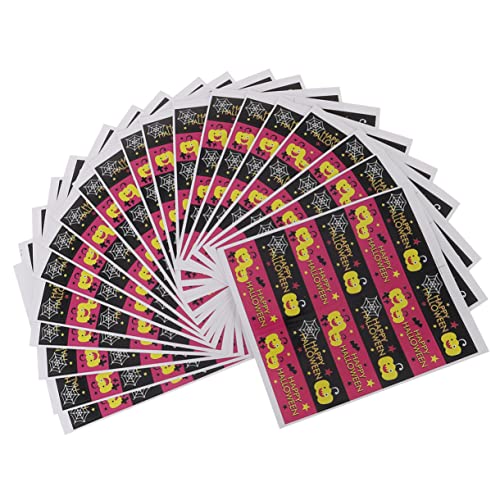 BESTonZON 20 Blatt Selbstklebende Dichtungspaste Dekorative Aufkleber Schwarze Aufkleber Halloween Klebeaufkleber Kreative Kürbisaufkleber BESTonZON 20 Blatt Selbstklebende Dichtungspaste Dekorative Aufkleber Schwarze Aufkleber Halloween Klebeaufkleber Kreative Kürbisaufkleber von BESTonZON