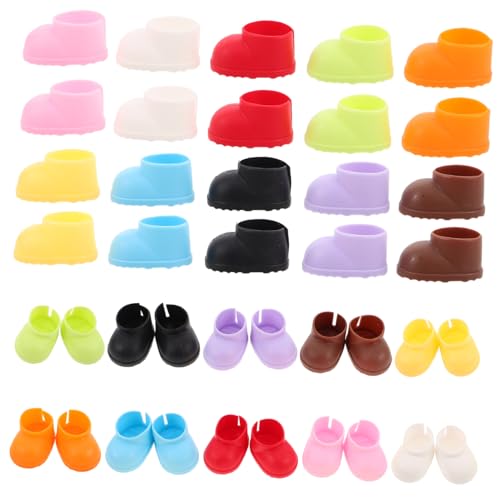 BESTonZON 20 Paare Mini Doll Boots für Puppen Kunststoff Miniature Stiefel Fingerpuppen Schuhwerk Stylische Kostüm Accessoires zum Ankleiden Leicht und Tragbar für Kreatives BESTonZON 20 Paare Mini Doll Boots für Puppen Kunststoff Miniature Stiefel Fingerpuppen Schuhwerk Stylische Kostüm Accessoires zum Ankleiden Leicht und Tragbar für Kreatives von BESTonZON