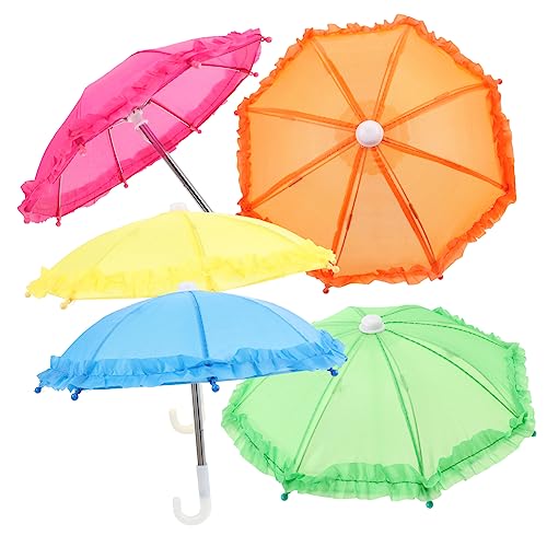 BESTonZON 20 STK Mini Verstellbarer Regenschirm Tischplatte süße Regenschirme Kinderspielzeug Spielzeug für Kinder Ornament Modelle süßer Regenschirm Mini-Regenschirmmodell Puzzle Möbel von BESTonZON