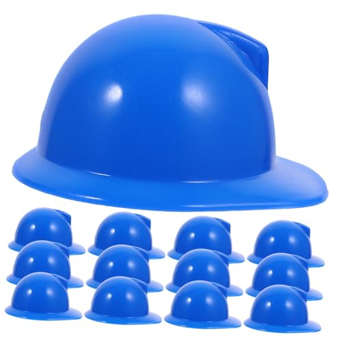 BESTonZON 20 Stck Teiliges Mini Puppenhelm Bunte Kunststoff Mini Schutzhelme Realistische Bauhelm Modelle für Puppendekoration und Kostümzubehör Praktische und Langlebige Puppenhüte von BESTonZON