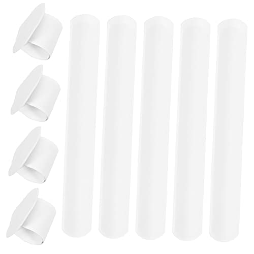 BESTonZON 20 Stck Teiliges Weißes Schnapparmband für Blanko DIY Slap Bracelets aus Flexiblem PVC als Party Giveaways für und Kreative Gestaltung bei Geburtstagen und Festen von BESTonZON