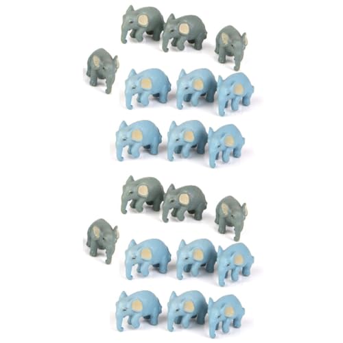 BESTonZON 20 Stck. Mini Elefant Figuren Zufällige Farben Puppenhaus Dekoration Mikro Landschaftsornament aus Resin für Garten und Miniaturprojekte Zufällige Farbe BESTonZON 20 Stck. Mini Elefant Figuren Zufällige Farben Puppenhaus Dekoration Mikro Landschaftsornament aus Resin für Garten und Miniaturprojekte Zufällige Farbe von BESTonZON