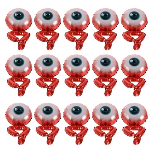 BESTonZON 20 Stück Aufblasbare Aluminiumfolie Augenkugeln für Halloween Dekorationen Vielseitige Party Accessoires für Feiern und Festlichkeiten BESTonZON 20 Stück Aufblasbare Aluminiumfolie Augenkugeln für Halloween Dekorationen Vielseitige Party Accessoires für Feiern und Festlichkeiten von BESTonZON