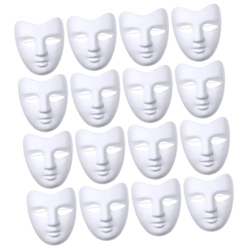 BESTonZON 20 Stück Diy Leere Papiermasken Bemalbare Handwerksmasken für Cosplay und Kreative Projekte Geeignet für Kunstunterricht und BESTonZON 20 Stück Diy Leere Papiermasken Bemalbare Handwerksmasken für Cosplay und Kreative Projekte Geeignet für Kunstunterricht und von BESTonZON