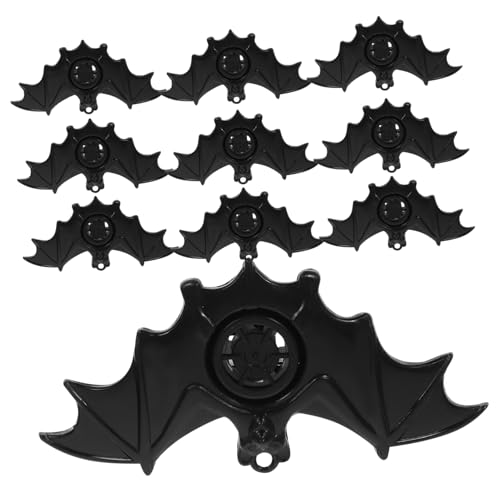 BESTonZON 20 Stück Fledermauspfeife Trick Halloween Aufkleber Streich Set Pfeifen Für Geburtstagsfeiern Blechpfeife Krähe Fernbedienung Schlange Notfall Giveaways Puzzle von BESTonZON