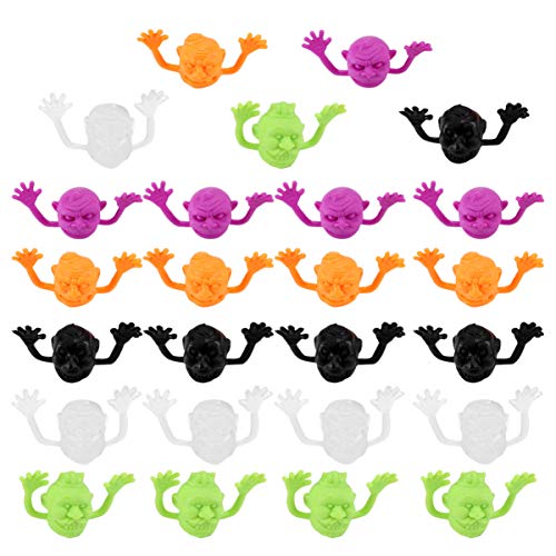BESTonZON 20 Stück Geisterkopf- aus Kunststoff halloween halloween toys lustiges Halloween- Halloween-Fingerstütze Zombie-Finger-Requisiten kniffliges von BESTonZON