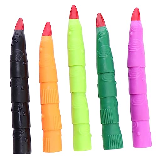 BESTonZON 20 Stück Halloween Finger Halloween Costume nagellackset halloweendeko nagelscheibe Requisiten gefälschte Finger falsche Hexenfinger Fingernägel für Halloween Plastik von BESTonZON