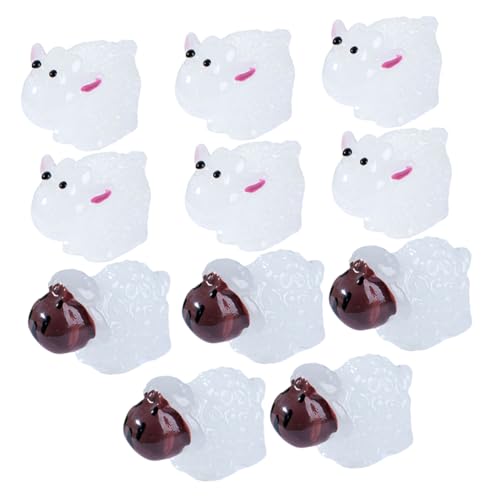 BESTonZON 20 Stück Harz-Schaf-Bürodekor Mini Tiere Lamm Tierfigur für Desktop leuchtende Schafskulpturen Schaffiguren Schafe Skulpturen leuchtende Schaffigur Harz Schafe BESTonZON 20 Stück Harz-Schaf-Bürodekor Mini Tiere Lamm Tierfigur für Desktop leuchtende Schafskulpturen Schaffiguren Schafe Skulpturen leuchtende Schaffigur Harz Schafe von BESTonZON