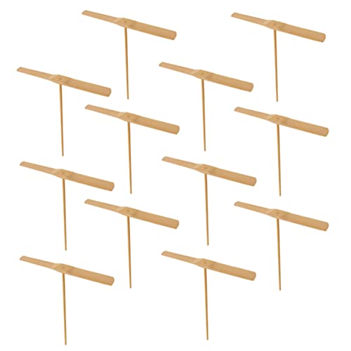 BESTonZON 20 Stück Holzfliegende Spielzeuge Bambus Drachenflieger für Handbetriebenes Propeller Fördert Hand Augen Koordination und Spaß im Freien BESTonZON 20 Stück Holzfliegende Spielzeuge Bambus Drachenflieger für Handbetriebenes Propeller Fördert Hand Augen Koordination und Spaß im Freien von BESTonZON