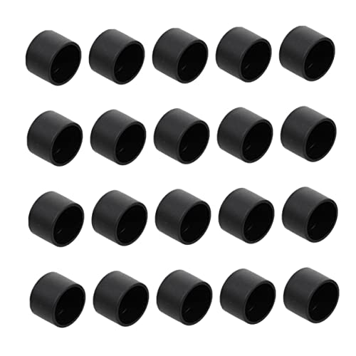 BESTonZON 20 Stück Kappe Der Fußballmaschine Ersatz Schutzabdeckungen Für Tabelle Tischfußball-caps Teile Endkappen -tischfußball Schützend Kickerstangenkappe Black Plastik BESTonZON 20 Stück Kappe Der Fußballmaschine Ersatz Schutzabdeckungen Für Tabelle Tischfußball-caps Teile Endkappen -tischfußball Schützend Kickerstangenkappe Black Plastik von BESTonZON