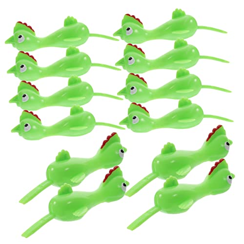 BESTonZON 20 Stück Katapult-Küken- hühner Klebriges Cartoon-Huhn- lustige Fingerspielzeuge Stress-Relax-Fingerspielzeug Kinderversorgung Vinyl Green BESTonZON 20 Stück Katapult-Küken- hühner Klebriges Cartoon-Huhn- lustige Fingerspielzeuge Stress-Relax-Fingerspielzeug Kinderversorgung Vinyl Green von BESTonZON