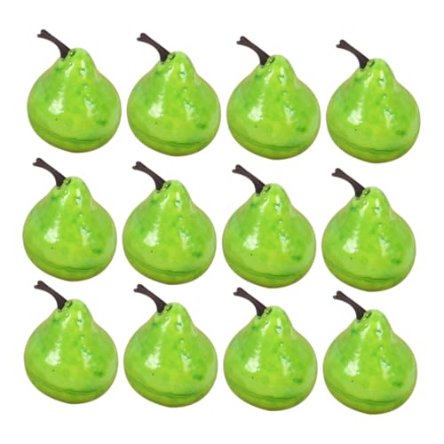 BESTonZON 20 Stück Künstliche Birnen Teiliges Realistische Dekoration für Zuhause Fotografie und Kunsthandwerk Lifelike Fake Pear Modelle für Kreative Raumgestaltung von BESTonZON