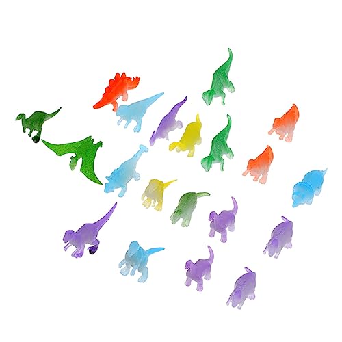 BESTonZON 20 Stück Leuchtender Dinosaurier Partyzubehör Im Dunkeln Leuchten Dinosaurier Leuchten Im Dunkeln Im Dunkeln Leuchten Lieferungen Dinosaurier-Modelle Dinosaurier- Plastik von BESTonZON