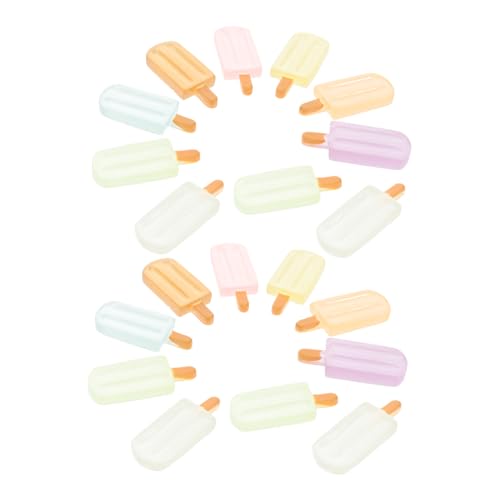 BESTonZON 20 Stück Miniatur Am Stiel DIY Handyhüllen Anhänger Mini Simulation Eiscreme Eiscreme Requisite Puppenhaus Am Stiel Mini Essen Mini Eiscreme Dekore BESTonZON 20 Stück Miniatur Am Stiel DIY Handyhüllen Anhänger Mini Simulation Eiscreme Eiscreme Requisite Puppenhaus Am Stiel Mini Essen Mini Eiscreme Dekore von BESTonZON
