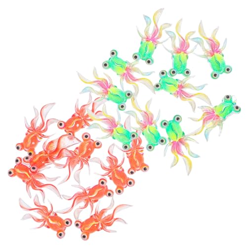 BESTonZON 20 Stück Miniatur Goldfisch Modell Realistische Künstliche Fische Realistisches Goldfisch Ornament Puppenhaus Dekor Fisch Skulptur Mini Statue BESTonZON 20 Stück Miniatur Goldfisch Modell Realistische Künstliche Fische Realistisches Goldfisch Ornament Puppenhaus Dekor Fisch Skulptur Mini Statue von BESTonZON