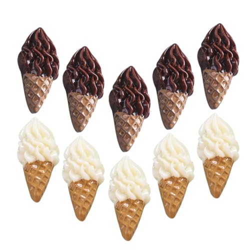BESTonZON 20 Stück Miniatur-Harz- -mini-Dessert-Charms, Handyhülle, DIY- -zubehör von BESTonZON