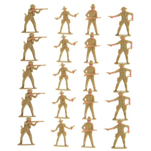 BESTonZON 20 Western-Modelle – Lebensechte Plastikstatuen Für Wild-West-Spielzeug Und Party-Dekorationen BESTonZON 20 Western-Modelle – Lebensechte Plastikstatuen Für Wild-West-Spielzeug Und Party-Dekorationen von BESTonZON
