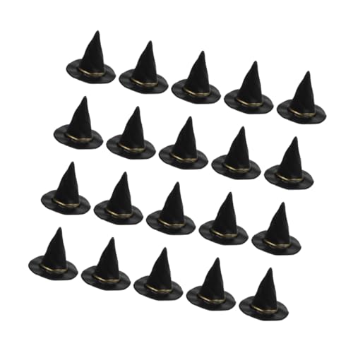 BESTonZON 20 Stück Miniature Halloween Hexenhüte Realistische Schwarze Hexenhüte für Diy Bastelprojekte Halloween Dekorationen und Puppenhaus Zubehör BESTonZON 20 Stück Miniature Halloween Hexenhüte Realistische Schwarze Hexenhüte für Diy Bastelprojekte Halloween Dekorationen und Puppenhaus Zubehör von BESTonZON
