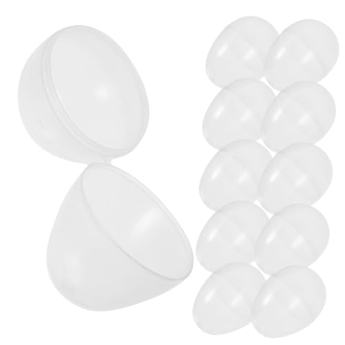 BESTonZON 20 Stück Ostereier Blindbox Befüllbare Bälle Bündelspender Eierspielzeug Vorgefüllt Durchsichtiges Aufblasbares Mit Süßigkeiten Befüllbares Füllmaterial von BESTonZON