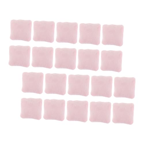 BESTonZON 20 Stück Puppenhaus Miniatur Kissen Weiche und Langlebige Pinke Miniaturpolster für Puppenmöbel Vielseitig für Sofa Bett Dekoration Geeignet BESTonZON 20 Stück Puppenhaus Miniatur Kissen Weiche und Langlebige Pinke Miniaturpolster für Puppenmöbel Vielseitig für Sofa Bett Dekoration Geeignet von BESTonZON