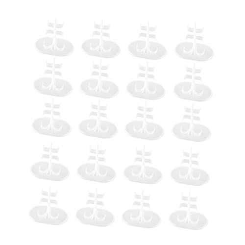 BESTonZON 20 Stück Puppenständer Kleine Tränenpuppe Tragen Mini Kleiderständer Für Puppen Zusätzliche Puppe Babypuppe Überraschung Puppenhaus Puppenanzeigestand Plüsch Abs Plastik von BESTonZON