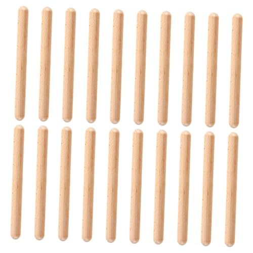 BESTonZON 20 Stück Rhythmus Stöcke aus Holz für Musikinstrumente Musikbildung im Klassenzimmer für Rhythmische Übungen und Kreative Projekte BESTonZON 20 Stück Rhythmus Stöcke aus Holz für Musikinstrumente Musikbildung im Klassenzimmer für Rhythmische Übungen und Kreative Projekte von BESTonZON