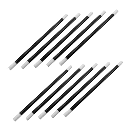 BESTonZON 20 Stück Schwarzer Zauberstab zaubertricks kunststoffstäbe enchantimal Zaubertrick-Prop Bühnenzauberstab Requisiten Gastgeschenk Mini Leistungsstab Zauberstock Plastik Black von BESTonZON