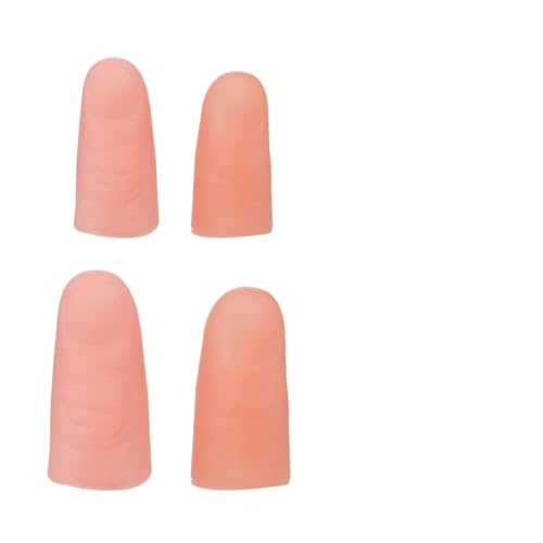 BESTonZON 20 Stück Simulations Finger Binde Baustützen Simulierter Falscher Finger Gefälschter Trickfinger Gefälschte Fingerstützen Gefälschte Fingertrick-Requisiten Trick -fingerzubehör von BESTonZON