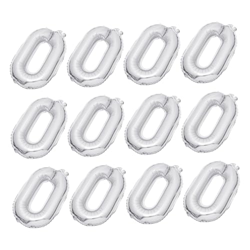 BESTonZON 20 Stück Teiliges Aluminium Folienballons Silber Kreative Partydeko Langlebige Metallic Luftballons für Zuhause Hochzeit Geburtstag und Festliche Anlässe BESTonZON 20 Stück Teiliges Aluminium Folienballons Silber Kreative Partydeko Langlebige Metallic Luftballons für Zuhause Hochzeit Geburtstag und Festliche Anlässe von BESTonZON