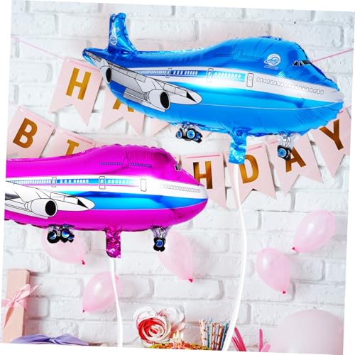 BESTonZON 20 Stück Teiliges Flugzeug Folienballon Leichte Partydekoration Langlebig und Reißfest für Geburtstage Babypartys Vielseitig Einsetzbar Blau und Foto requisite für Festliche BESTonZON 20 Stück Teiliges Flugzeug Folienballon Leichte Partydekoration Langlebig und Reißfest für Geburtstage Babypartys Vielseitig Einsetzbar Blau und Foto requisite für Festliche von BESTonZON