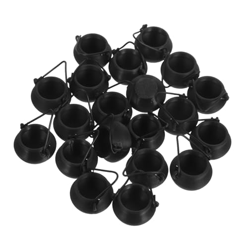 BESTonZON 20 Stück Teiliges Halloween Kessel aus Kleine Cauldrons mit Detailreichem Design für Partydeko Bastelprojekte und Halloween Dekoration Kleinen Räumen BESTonZON 20 Stück Teiliges Halloween Kessel aus Kleine Cauldrons mit Detailreichem Design für Partydeko Bastelprojekte und Halloween Dekoration Kleinen Räumen von BESTonZON