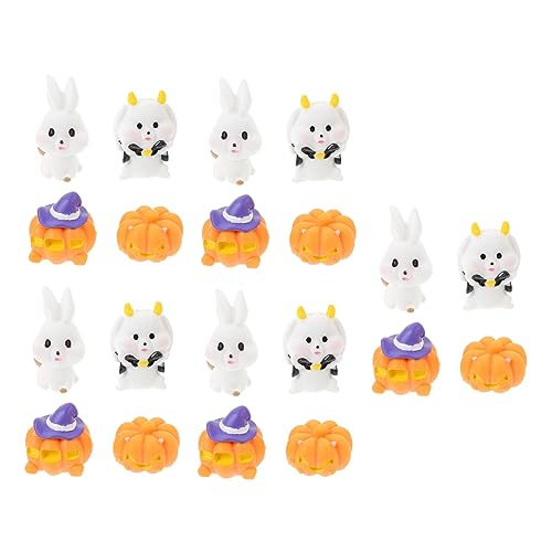BESTonZON 20 Stück Teiliges Halloween Mini Dekorationsset Süße Halloween Figuren für Mikro Landschafts Dekoration und DIY Projekte aus Langlebigem Harz Gefertigt BESTonZON 20 Stück Teiliges Halloween Mini Dekorationsset Süße Halloween Figuren für Mikro Landschafts Dekoration und DIY Projekte aus Langlebigem Harz Gefertigt von BESTonZON