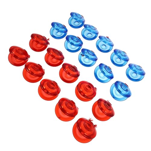 BESTonZON 20 Stück Teiliges Kastagnetten Sicherem Kunststoff für Glatte Kanten Musikalisches zur Frühen Geeignet für Jungen und Mädchen Fördert Eltern Junge Mädchen interaktion von BESTonZON