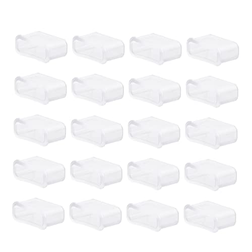 BESTonZON 20 Stück Teiliges Kunststoff Pfeifen Abdeckung Schiedsrichter Schutz Langlebig Leicht und Einfach Anzubringen für Basketballpfeifen für Sportwettkämpfe und Trainer von BESTonZON