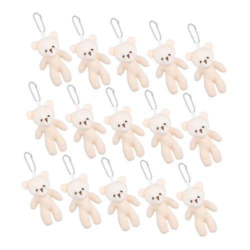 BESTonZON 20 Stück Teiliges Kuscheltier Schlüsselanhänger Niedlicher Kleiner Plüschbär Anhänger Tragbarer Schlüsselanhänger für Schlüssel Rucksäcke und Taschen Kreatives Design BESTonZON 20 Stück Teiliges Kuscheltier Schlüsselanhänger Niedlicher Kleiner Plüschbär Anhänger Tragbarer Schlüsselanhänger für Schlüssel Rucksäcke und Taschen Kreatives Design von BESTonZON