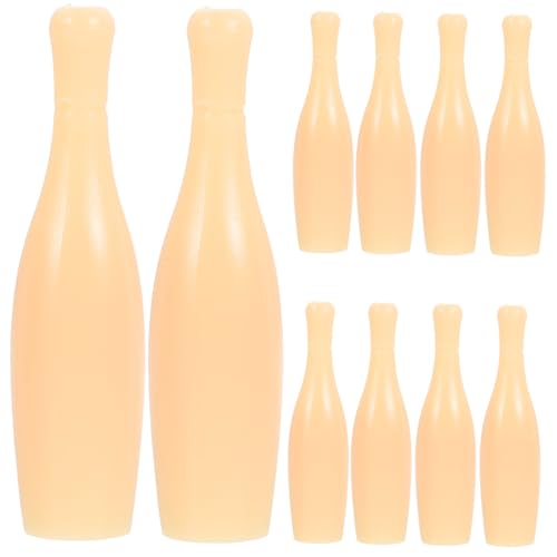 BESTonZON 20 Stück Teiliges Mini Bowling Pin aus Robustem Kunststoff Praktische Ersatz-bowlingpins für Tisch-bowlingspiele Tragbare Bowling Zubehör für Kindergeburtstag und Partyspaß BESTonZON 20 Stück Teiliges Mini Bowling Pin aus Robustem Kunststoff Praktische Ersatz-bowlingpins für Tisch-bowlingspiele Tragbare Bowling Zubehör für Kindergeburtstag und Partyspaß von BESTonZON