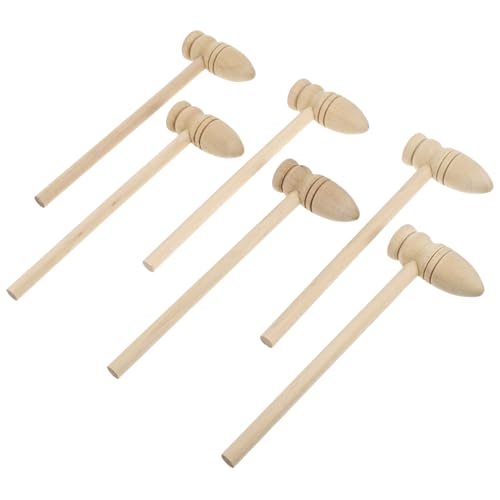 BESTonZON 20 Stück Teiliges Mini Holzhammer für Poliert Fördert und Hand Auge Koordination Robustes Holzspielzeug für Flexibles und Lernspaß BESTonZON 20 Stück Teiliges Mini Holzhammer für Poliert Fördert und Hand Auge Koordination Robustes Holzspielzeug für Flexibles und Lernspaß von BESTonZON