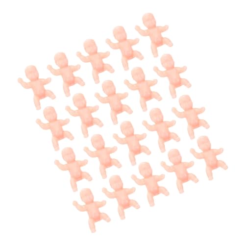 BESTonZON 20 Stück Teiliges Mini Plastikbabys für Dekorationen Süße Figuren als Gastgeschenke und Kreative Partydeko für Jungen und Mädchen Langlebig und Farbecht von BESTonZON