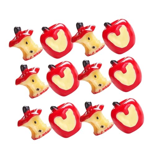 BESTonZON 20 Stück Teiliges Miniatur Apfelmodell aus Harz Unvollständige Künstliche Äpfel und Apfelkerne Lebensechte Miniaturfrüchte für Puppenhausdekoration Langlebig Detailreich BESTonZON 20 Stück Teiliges Miniatur Apfelmodell aus Harz Unvollständige Künstliche Äpfel und Apfelkerne Lebensechte Miniaturfrüchte für Puppenhausdekoration Langlebig Detailreich von BESTonZON