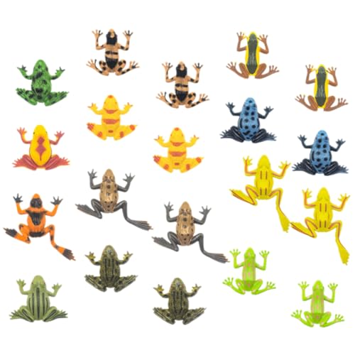 BESTonZON 20 Stück Teiliges Miniatur Frosch Figuren Detailreiche Tierfiguren Winzige Frosch Ornamente für Garten Puppenhaus Mini Landschaften und Dekoration Vielseitige Spielfiguren für BESTonZON 20 Stück Teiliges Miniatur Frosch Figuren Detailreiche Tierfiguren Winzige Frosch Ornamente für Garten Puppenhaus Mini Landschaften und Dekoration Vielseitige Spielfiguren für von BESTonZON