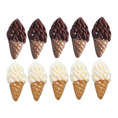 BESTonZON 20 Stück Teiliges Miniatur Harz Eiscreme Realistische DIY Eisdielen Deko Puppenhaus Kleine Dessertmodelle für Kreative Bastelprojekte und Handyzubehör BESTonZON 20 Stück Teiliges Miniatur Harz Eiscreme Realistische DIY Eisdielen Deko Puppenhaus Kleine Dessertmodelle für Kreative Bastelprojekte und Handyzubehör von BESTonZON