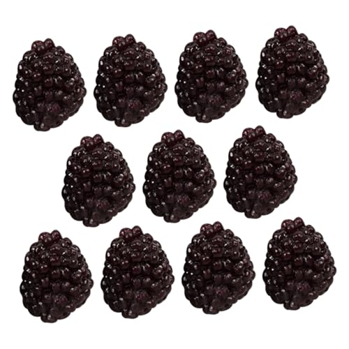 BESTonZON 20 Stück Teiliges Realistisch Aussehendes Himbeermodell Langlebige Künstliche Früchte für DIY Obstdeko Naturgetreue Farbechte Attrappen für Heim und Geschäftsdarstellung von BESTonZON