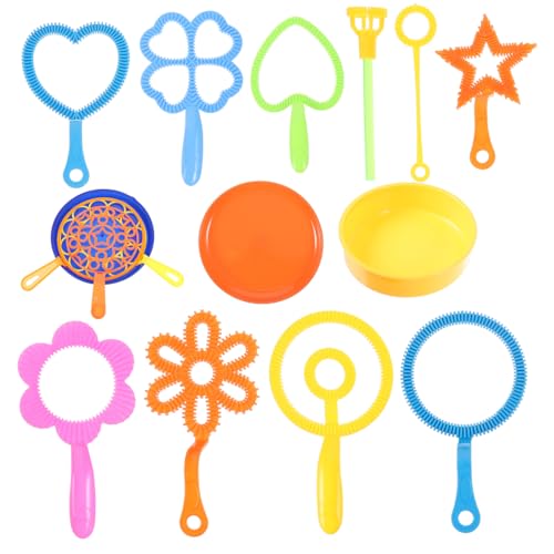 BESTonZON 20 Stück Teiliges Seifenblasen mit Großen Farbenfrohen Bubble Wands Langlebig und Sicher für Sommer Outdoor Spiele Garten Party und Vielfältige Freizeitaktivitäten Zufällige Farbe von BESTonZON