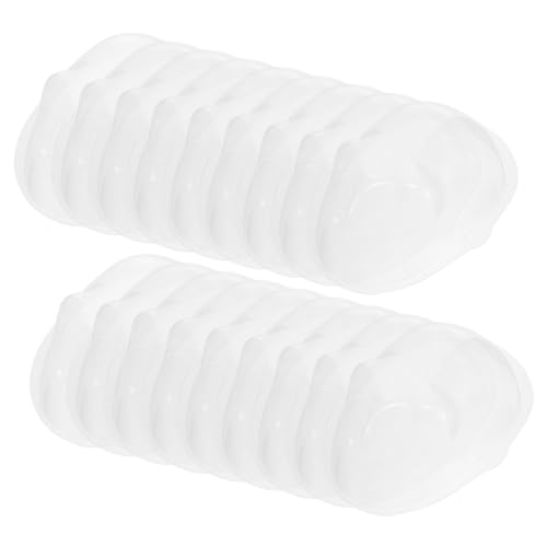 BESTonZON 20 Stück Teiliges Transparentes Puppengesichtsabdeckungen Kreative DIY Gesichtsmasken aus Kunststoff Schützende Klare Puppenmasken für Puppenzubehör und Displayzwecke von BESTonZON