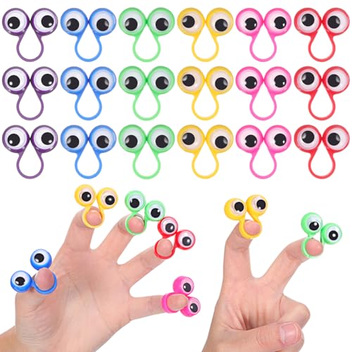 BESTonZON 20 Stück Wackelaugen-Fingerpuppen Wackelaugenringe Lustiges Partyspielzeug Für Kinder Bunte Fingerpuppen Als Belohnung Im Klassenzimmer Geburtstagsfeiern BESTonZON 20 Stück Wackelaugen-Fingerpuppen Wackelaugenringe Lustiges Partyspielzeug Für Kinder Bunte Fingerpuppen Als Belohnung Im Klassenzimmer Geburtstagsfeiern von BESTonZON
