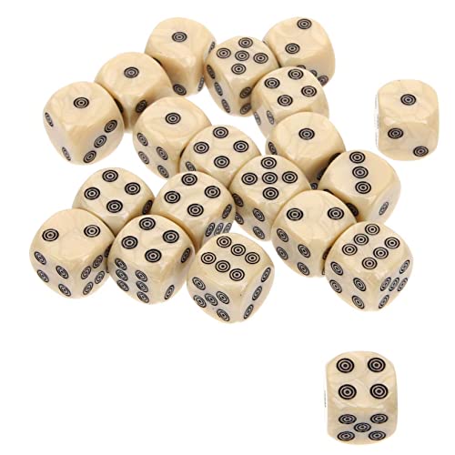BESTonZON 20-teiliges Acrylwürfel-Spielzeug Ästhetisches Gaming-zubehör Tischwürfel-Set Für Partys/bar Dekorative Für Den Unterricht/Festival von BESTonZON